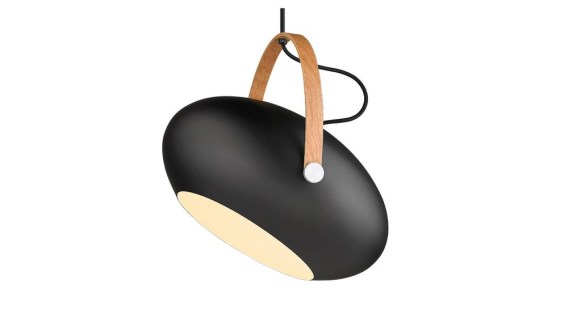 734382, czarna lampa wisząca, nowoczesne lampy do salonu, designerska lampa, duńskie lampy